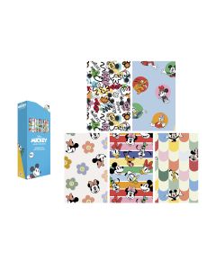 PAPEL REGALO BASIKA ROLLO MICKEY&FRIENDS 0'70X2M CAJA 50UD
