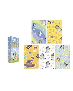 PAPEL REGALO BASIKA ROLLO BLUEY 0'70X2M CAJA 50UD
