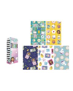PAPEL REGALO BASIKA ROLLO GABBY'S 0'70X2M CAJA 50UD