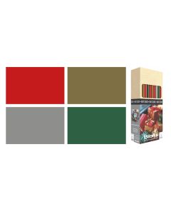 PAPEL REGALO BASIKA ROLLO KRAFT COLORES 0'70X2M CAJA 50UD