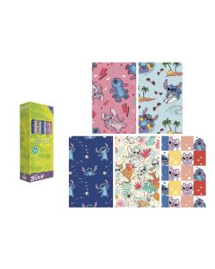 PAPEL REGALO BASIKA ROLLO STITCH 0'70X2M CAJA 50UD