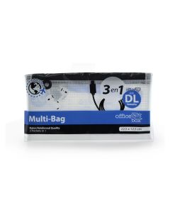 BOLSA ZIPPER OFFICE BOX DL MULTIPLES BOLSILLOS 3 EN 1