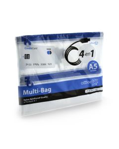 BOLSA ZIPPER OFFICE BOX A5 MULTIPLES BOLSILLOS 4 EN 1