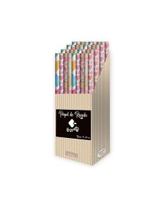 PAPEL REGALO ARGUVAL ROLLO SAN VALENTIN 0'70X1M CAJA 50UD