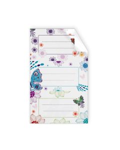 ETIQUETA ESCOLAR ARGUVAL ADHESIVA MARIPOSAS 4X8CM BLISTER 9UD