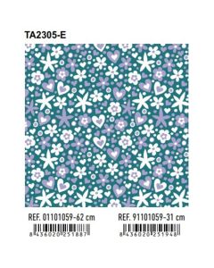 PAPEL REGALO BASIKA BOBINA 31CM TA2205-E 2KG