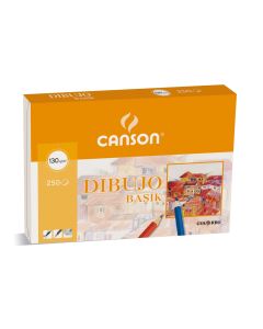LAMINAS DIBUJO CANSON BASIK SIN RECUADRO A3 130G CAJA 250H