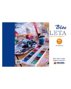 BLOC MICHEL PALETA DE PINTOR 23X30,5CM 40H