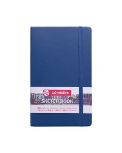 CUADERNO TALENS ART CREATION BOCETOS CON GOMA 21X13 140G 80H AZUL MARINO