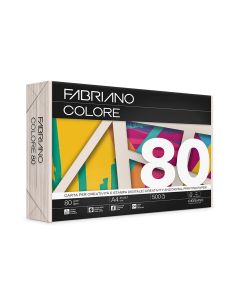 PAPEL MULTIFUNCION COLOR FABRIANO COLORE INKJET LASER FOTOCOPIA A4 80G 500H CREMA