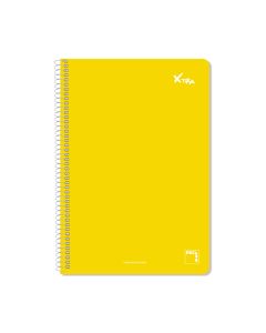 BLOC XTRA TAPA DURA FOLIO 60G 80H 4X4 AMARILLO PAQUETE 5UD