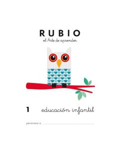 CUADERNO RUBIO EDUCACION INFANTIL 1 PAQUETE 10UD