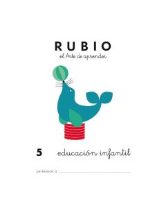 CUADERNO RUBIO EDUCACION INFANTIL 5 PAQUETE 10UD