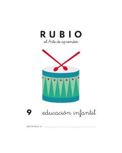 CUADERNO RUBIO EDUCACION INFANTIL 9 PAQUETE 10UD