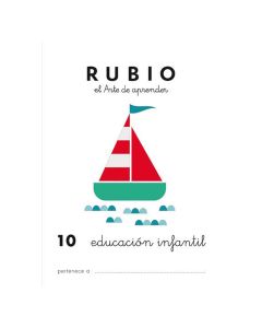 CUADERNO RUBIO EDUCACION INFANTIL 10 PAQUETE 10UD