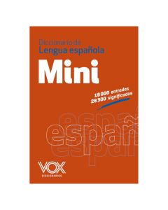 DICCIONARIO VOX MINI DE LA LENGUA ESPAÑOLA