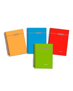 BLOC PR-MAXIMUN TAPA FORRADA MICROPERFORADO A4 70G 160H LISO SURTIDO PAQUETE 5UD