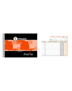 TALONARIO PRAXTON NOTA ENTREGA PR-24 OCTAVO APAISADO PAQUETE 10UD