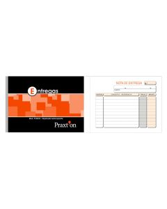 TALONARIO PRAXTON NOTA ENTREGA PR-51D OCTAVO APAISADO 50JD DUPLICADO PAQUETE 10UD
