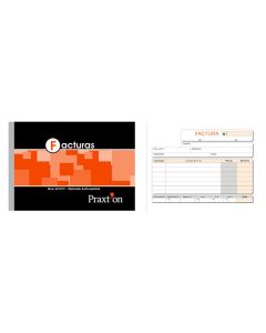 TALONARIO PRAXTON FACTURA IVA PR-77T OCTAVO APAISADO 50JT TRIPLICADO PAQUETE 5UD
