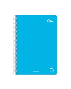 BLOC XTRA TAPA DURA FOLIO 60G 80H 4X4 TURQUESA PAQUETE 5UD