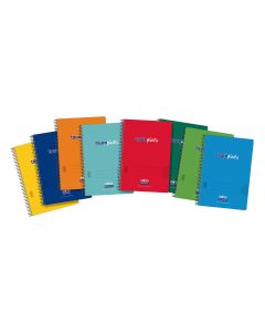 BLOC TAUROPLASTIC POLIPROPILENO FOLIO 90G 80H HORIZONTAL SURTIDO PAQUETE 8UD