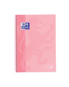 BLOC OXFORD TAPA DURA TOUCH A4+ 90G 80H 5X5 FLAMINGO
