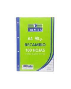 RECAMBIO BLOC PREMIER 4 TALADROS A4 90G 100H PAUTA 3,5