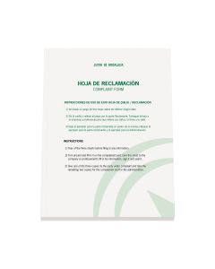 LIBRO HOJAS DE RECLAMACIONES ANDALUCIA - EDICION 2022-