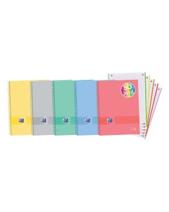 BLOC OXFORD TAPA DURA OXFORD&YOU A4+ 90G 120H 5X5 COLORES VIVOS