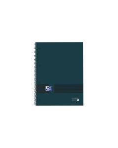 BLOC OXFORD TAPA DURA OXFORD&YOU A4+ 90G 80H 5X5 AZUL PETROLEO