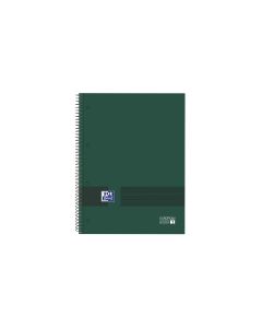 BLOC OXFORD TAPA DURA OXFORD&YOU A4+ 90G 80H 5X5 VERDE MILITAR