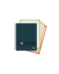 BLOC OXFORD TAPA DURA OXFORD&YOU A5+ 90G 120H 5X5 COLORES MATE