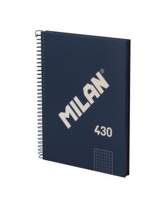 BLOC MILAN TAPA DURA 430 SINCE 1918 A5 95G 80H 5X5 AZUL
