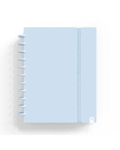 BLOC CARCHIVO INGENIOX POLYFOAM CON GOMA A4 100G 80H AZUL PASTEL 5X5