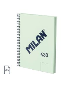 BLOC MILAN TAPA DURA 430 SINCE 1918 A5 95G 80H LISO VERDE