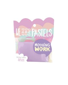 BLOC NOTAS ADHESIVAS MOOVING MAW PASTEL 50X75 100H