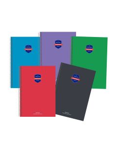 BLOC PRAXTON POLIPROPILENO FOLIO 90G 80H 5X5 SURTIDO PAQUETE 5UD