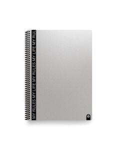 BLOC CARCHIVO MY RULES POLIPROPILENO A4 90G 80H 4X4 GRIS