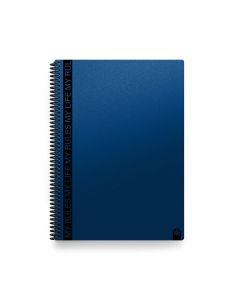BLOC CARCHIVO MY RULES POLIPROPILENO A4 90G 80H 4X4 AZUL PROFUNDO
