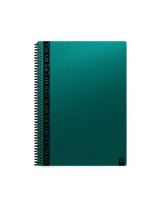 BLOC CARCHIVO MY RULES POLIPROPILENO A4 90G 80H 4X4 VERDE PROFUNDO