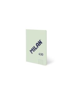LIBRETA ENCOLADA MILAN 430 SINCE 1918 A6 95G 48H 5X5 VERDE