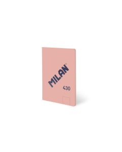 LIBRETA ENCOLADA MILAN 430 SINCE 1918 A6 95G 48H LISA ROSA
