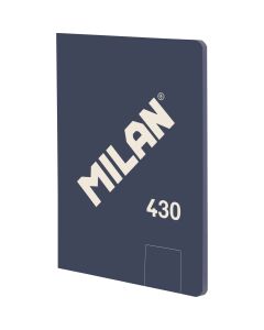 LIBRETA ENCOLADA MILAN 430 SINCE 1918 A5 95G 48H LISA AZUL
