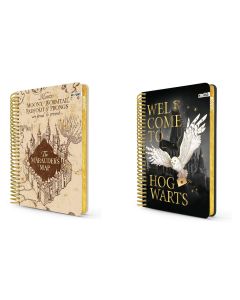 BLOC MOOVING TAPA DURA PREMIUM HARRY POTTER 30X22CM 80G 96H 5X5
