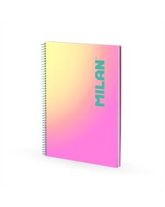 BLOC MILAN TAPA DURA SUNSET A4 95G 90H 5X5 ROSA