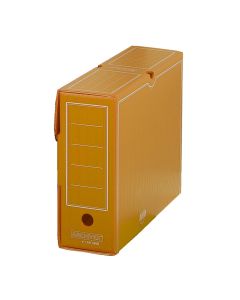 CAJA ARCHIVADOR CARCHIVO DEFINITIVO POLIPROPILENO FOLIO MARRON