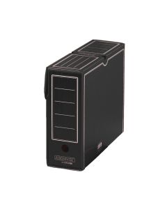 CAJA ARCHIVADOR CARCHIVO DEFINITIVO POLIPROPILENO FOLIO NEGRO