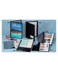 CARPETA PORTA MENUS IBERPLAS 1040I0 2 FUNDAS Y 2 BOLSAS FOLIO NEGRA