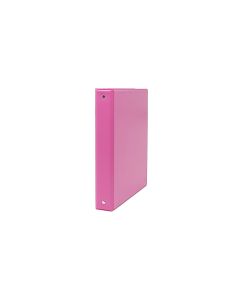 PORTABLOC SARO 4 ANILLAS 25MM PVC CUARTO ROSA